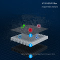 Mini filtro de esterilização de ânions h13 hepa filtro USB novo pequeno purificador de ar portátil